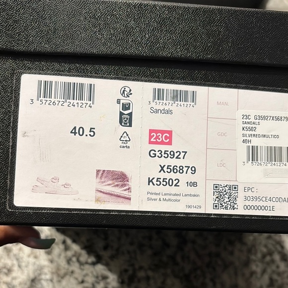 CHANEL Silver Sandals with Adjustable Straps - Picture 7 of 7